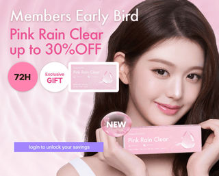 Pink Rain Clear Members Early Bird : Up To 30%OFF+GIFT - eotd