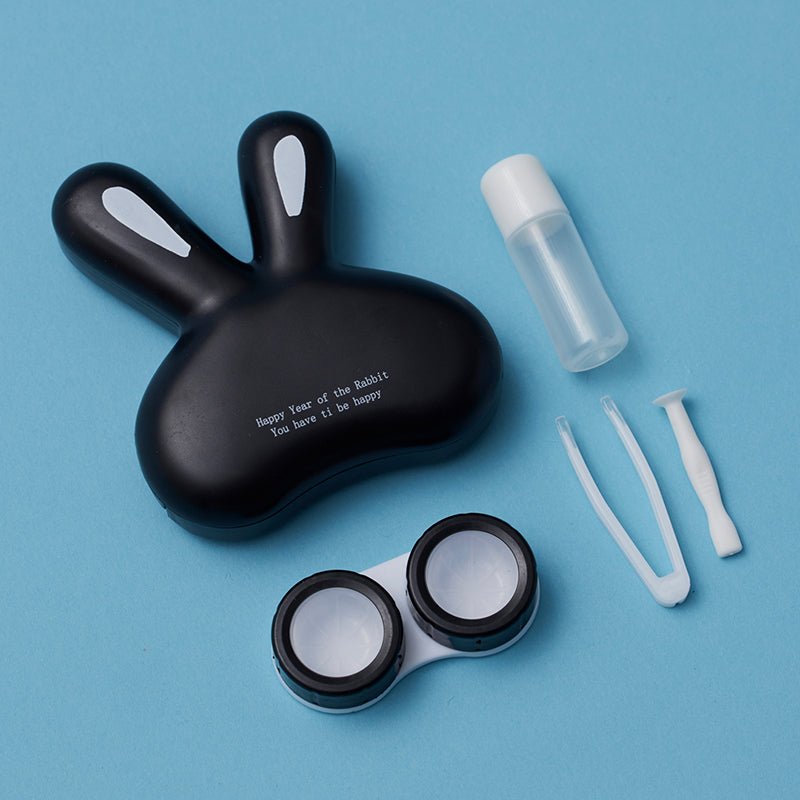 Bunny Contacts Case Black - eotd