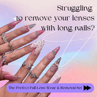 Contacts Applicator Full Set Blue - eotd