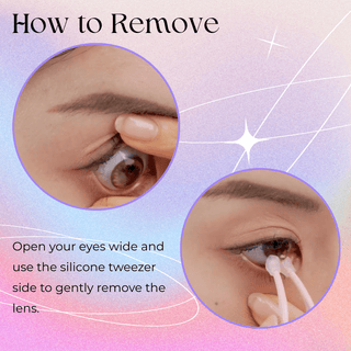 Contacts Applicator Full Set Pink - eotd