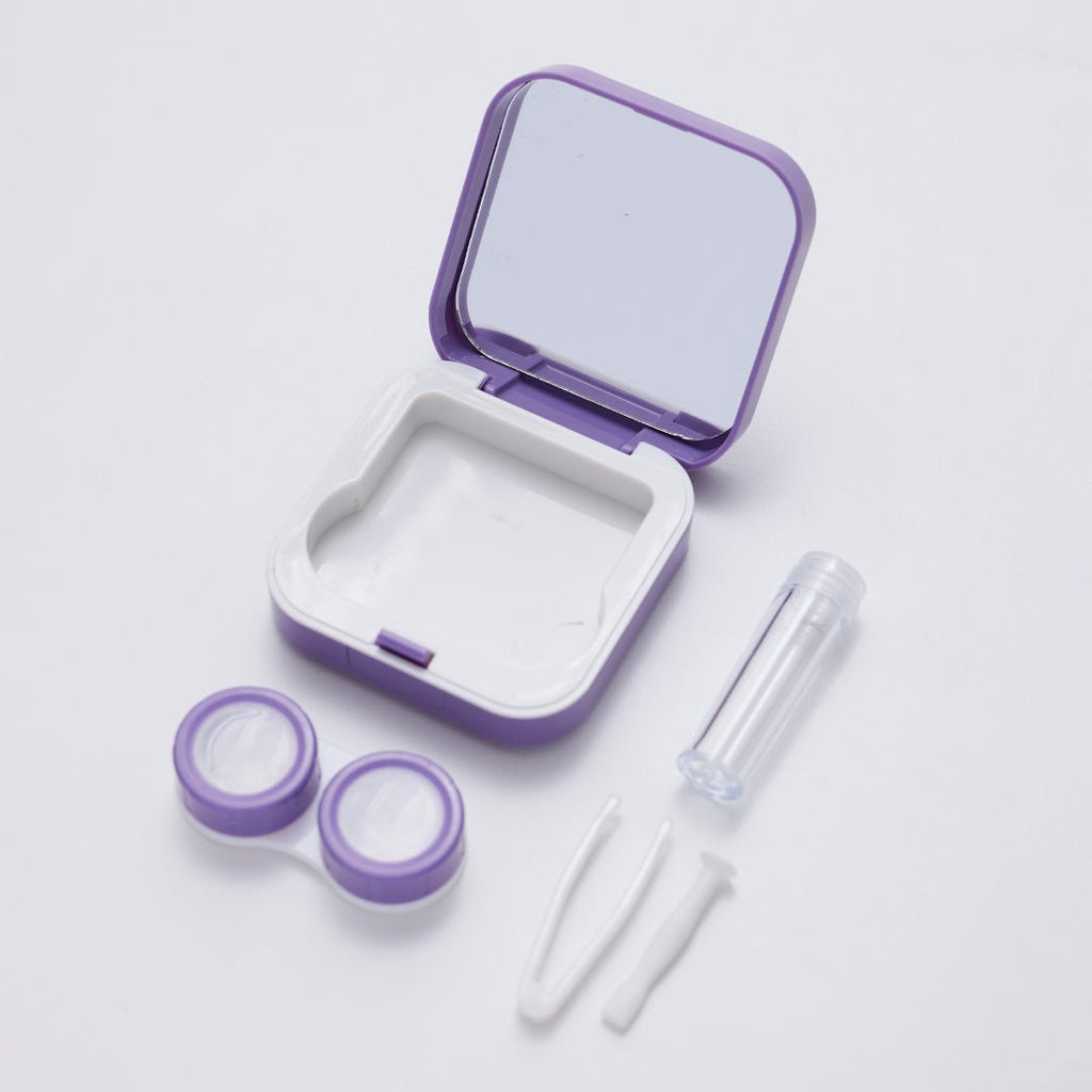 Pastel Love Contacts Case Purple - eotd