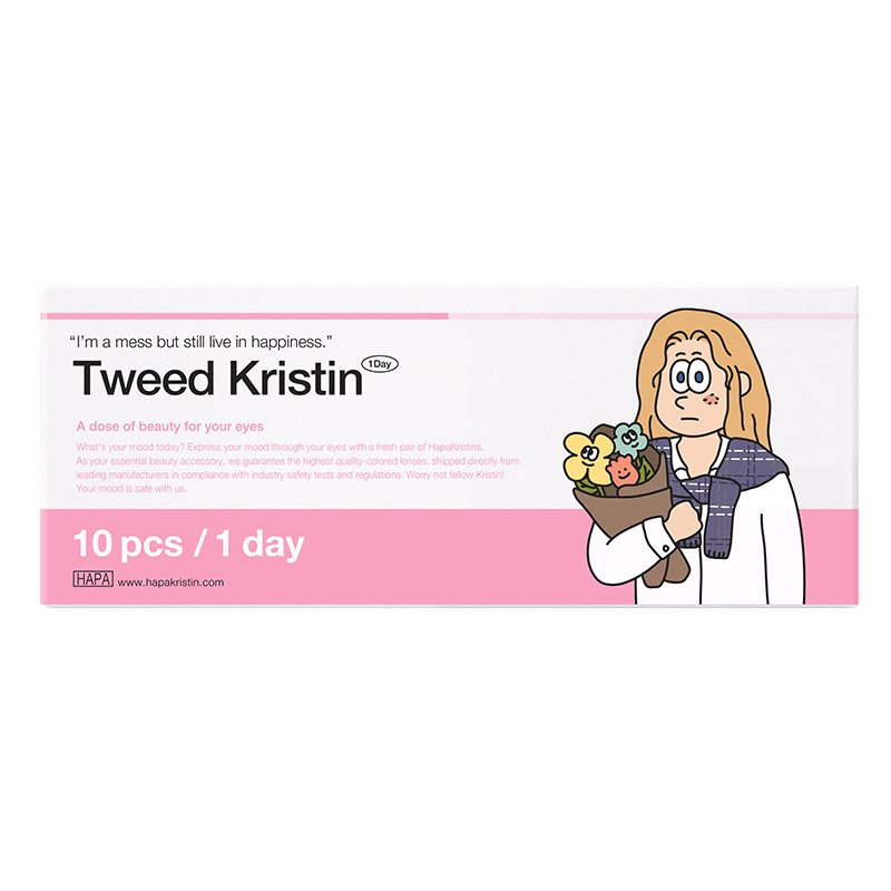 Tweed Kristin 1Day Mauve Gray - eotd
