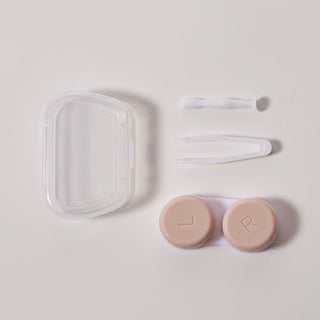 Candy Color Contacts Case Ivory - eotd