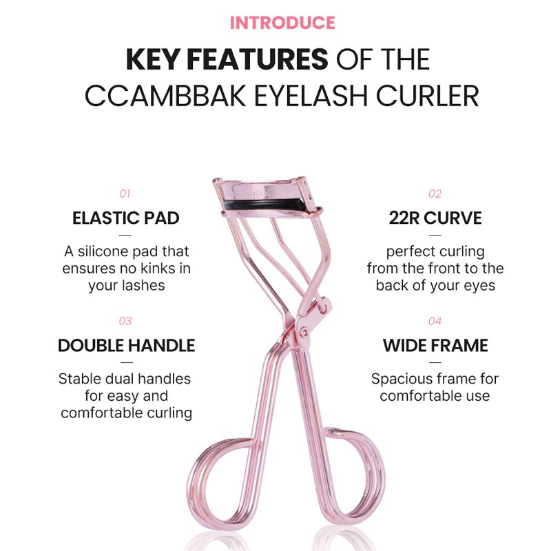 Ccambbak Pink Eyelash Curler - eotd