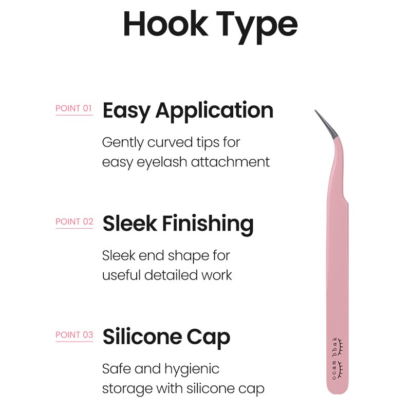 Ccambbak Pink Tweezer Hook Type - eotd