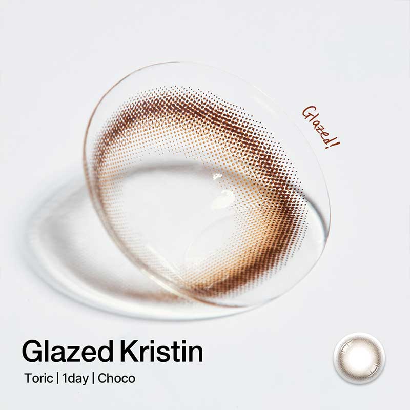 Glazed Kristin Toric 1Day Choco CYL-1.25 - eotd