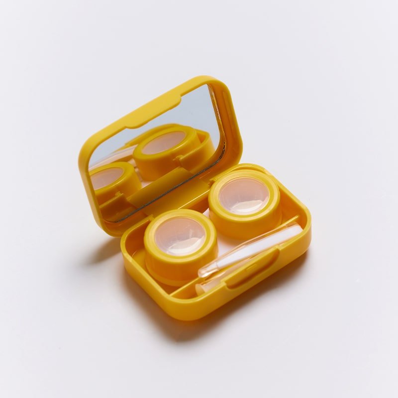 Mini Bear Contacts Case Yellow - eotd