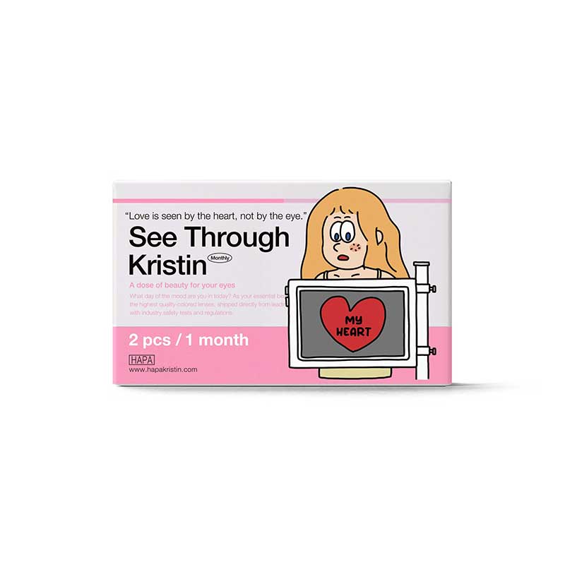 See Through Kristin Monthly Ash Brown - eotd