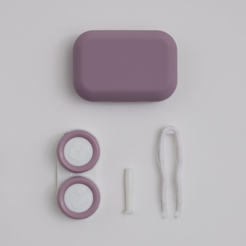 Simple Contacts Case Lavender Purple - eotd